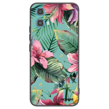 Picasee crna silikonska maskica za Motorola Moto G34 5G - Hawaii