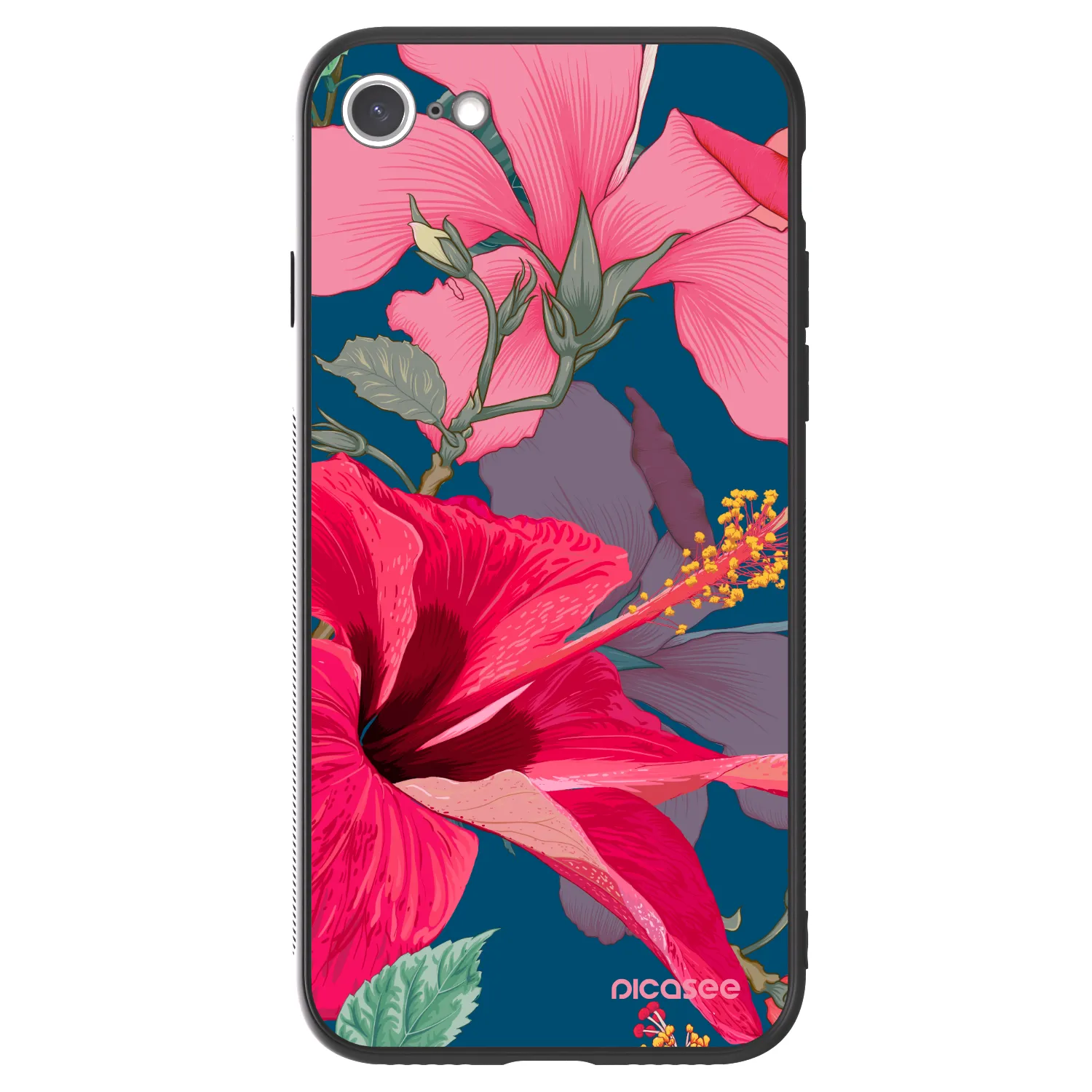 Picasee ULTIMATE CASE za Apple iPhone SE 2020 - Hibiscus