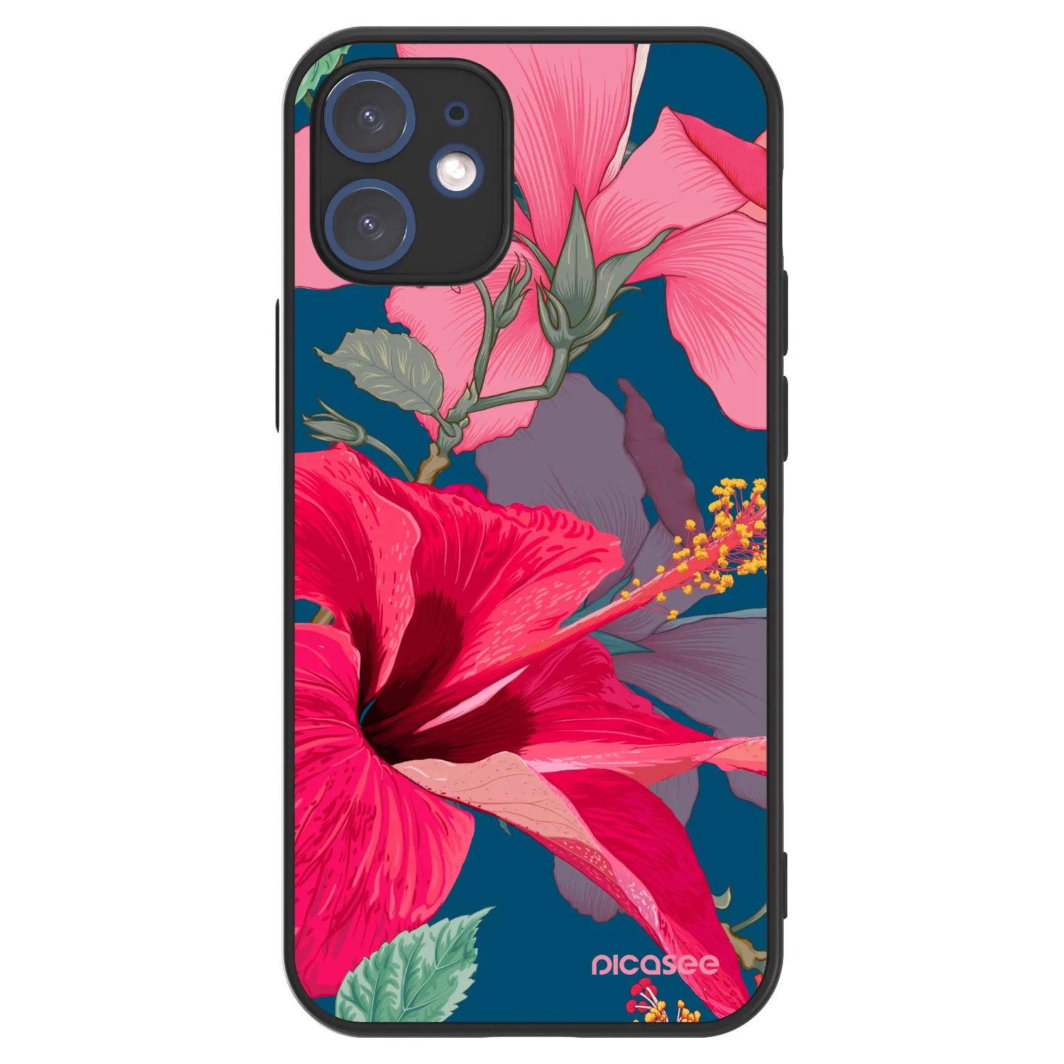 Picasee ULTIMATE CASE MagSafe za Apple iPhone 12 mini - Hibiscus
