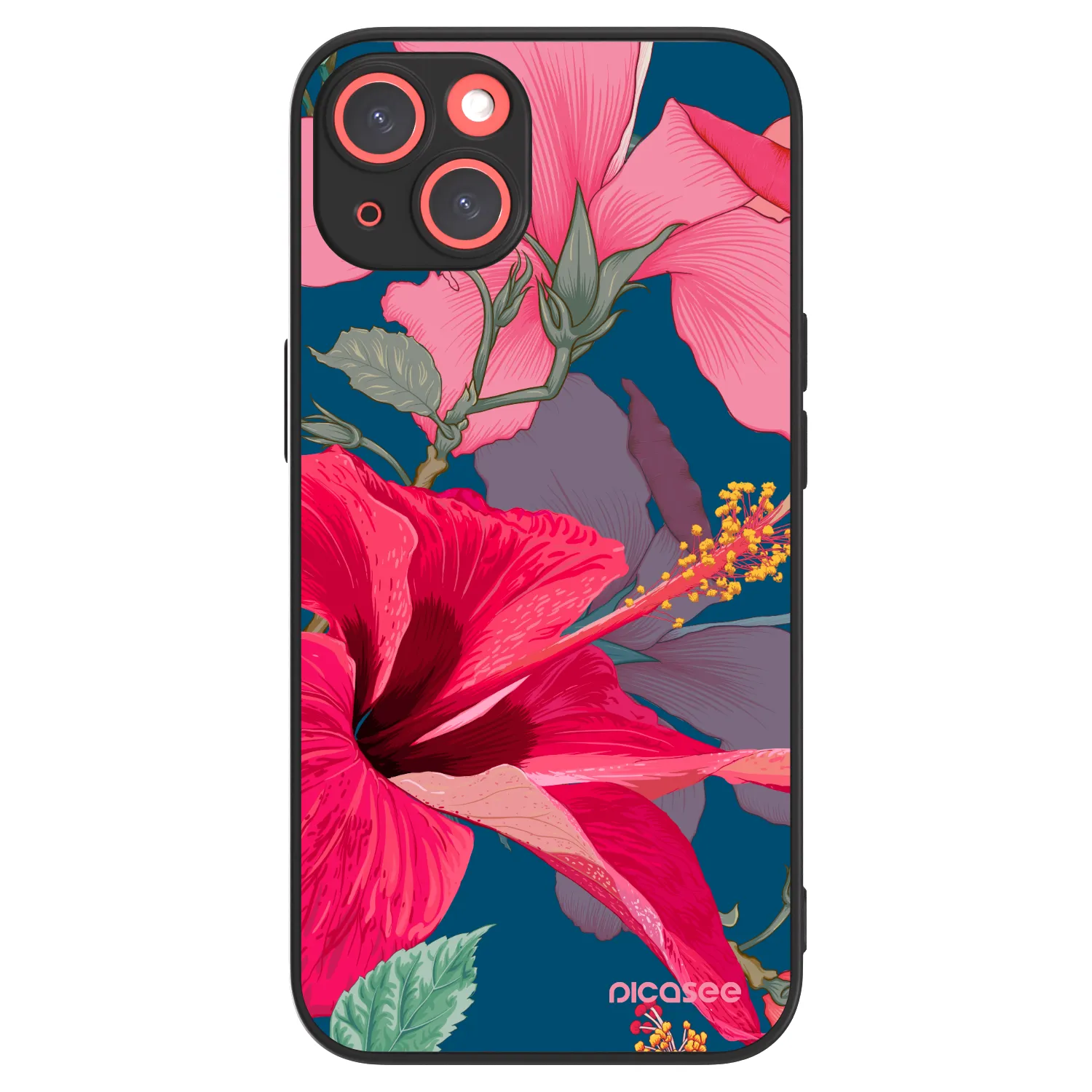 Picasee ULTIMATE CASE MagSafe za Apple iPhone 13 - Hibiscus