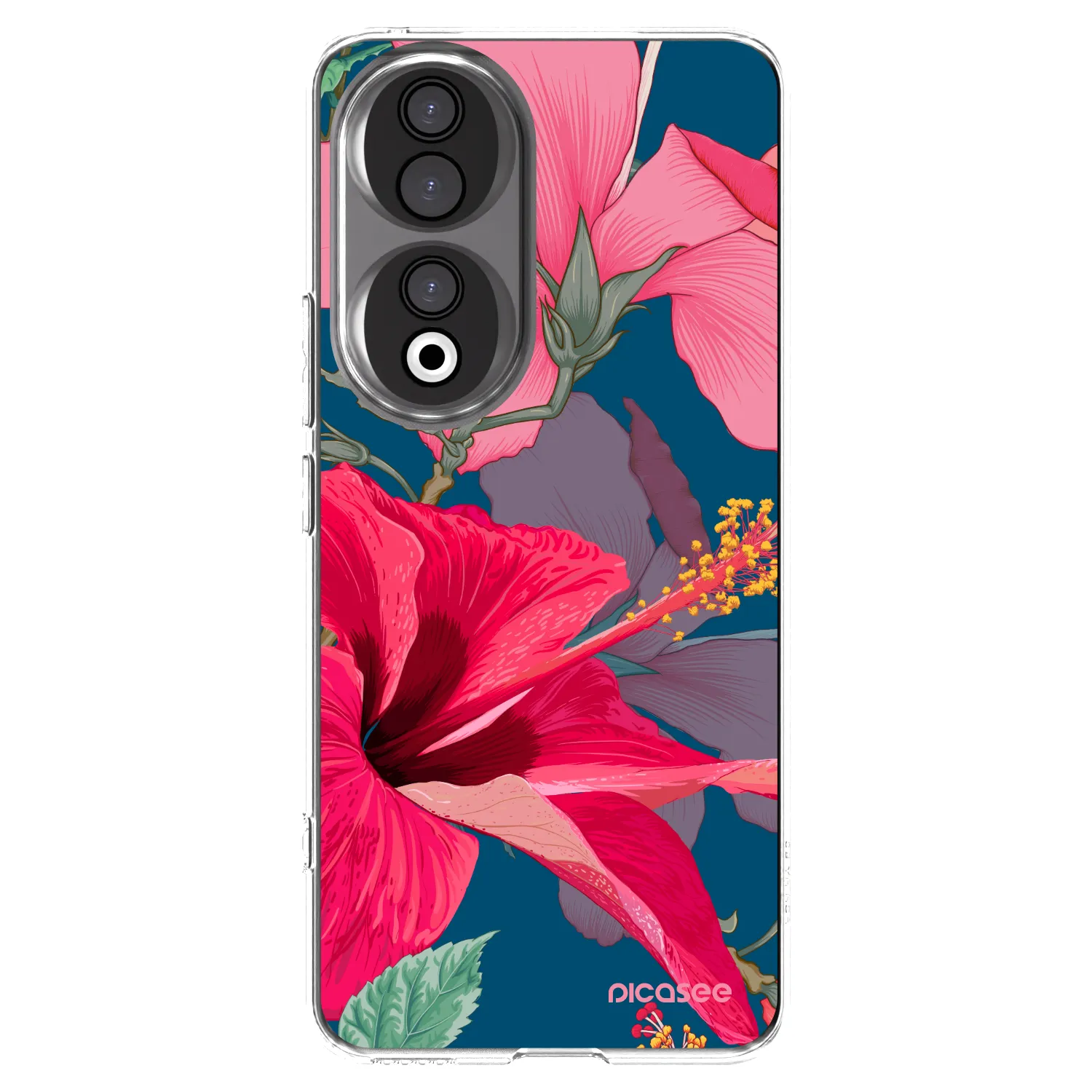 Picasee silikonska prozirna maskica za Honor 90 5G - Hibiscus
