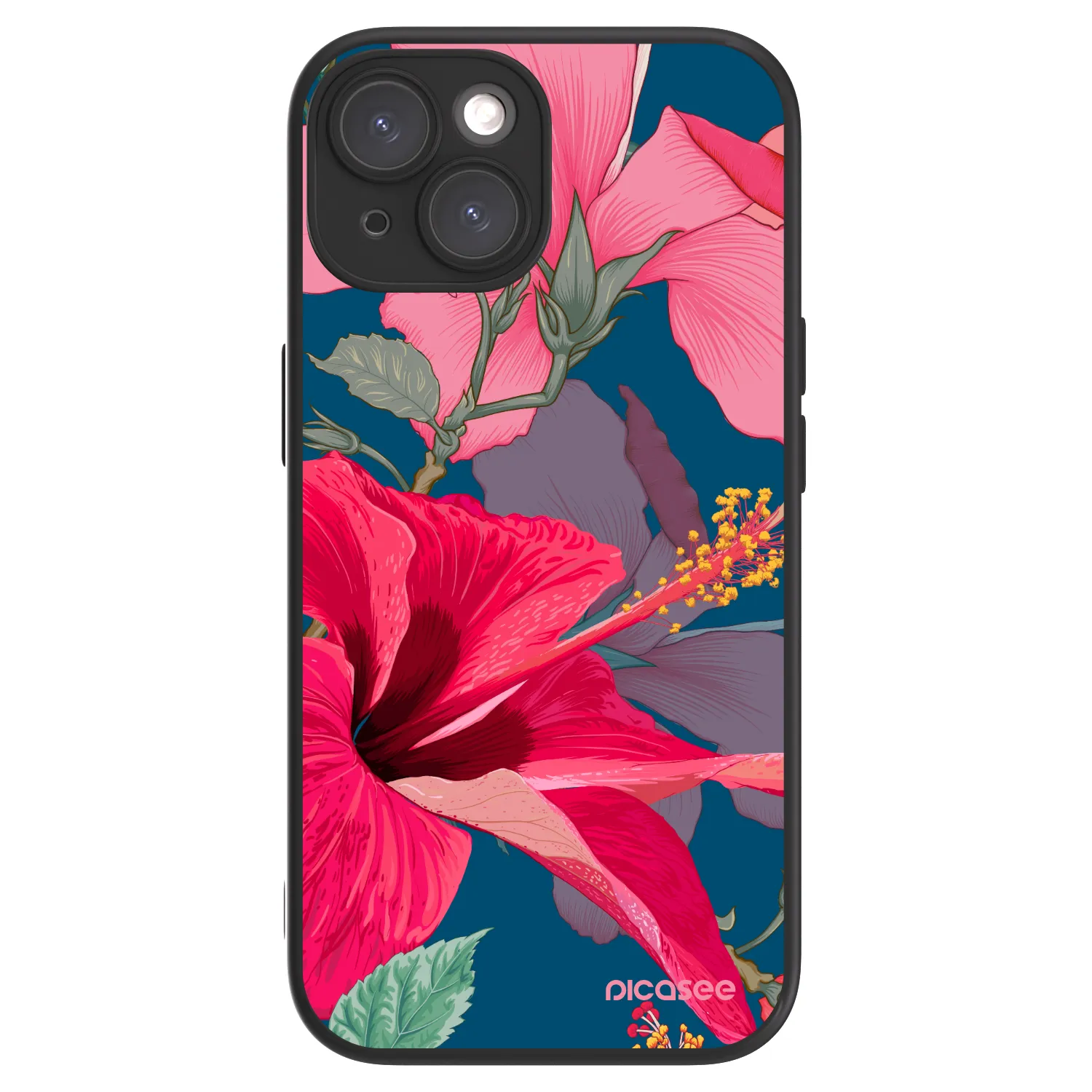 Picasee ULTIMATE CASE MagSafe za Apple iPhone 15 - Hibiscus