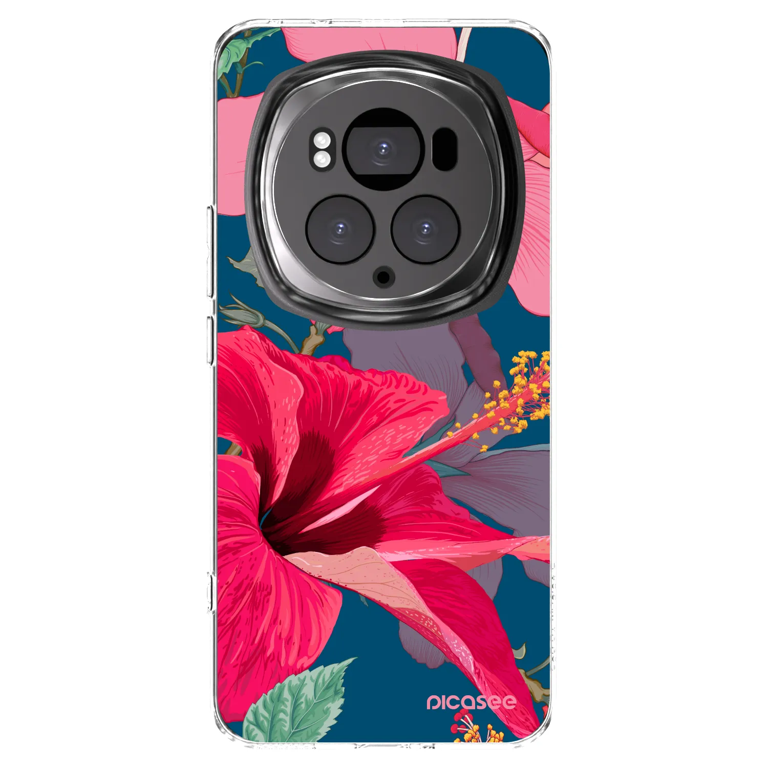 Picasee silikonska prozirna maskica za Honor Magic6 Pro - Hibiscus