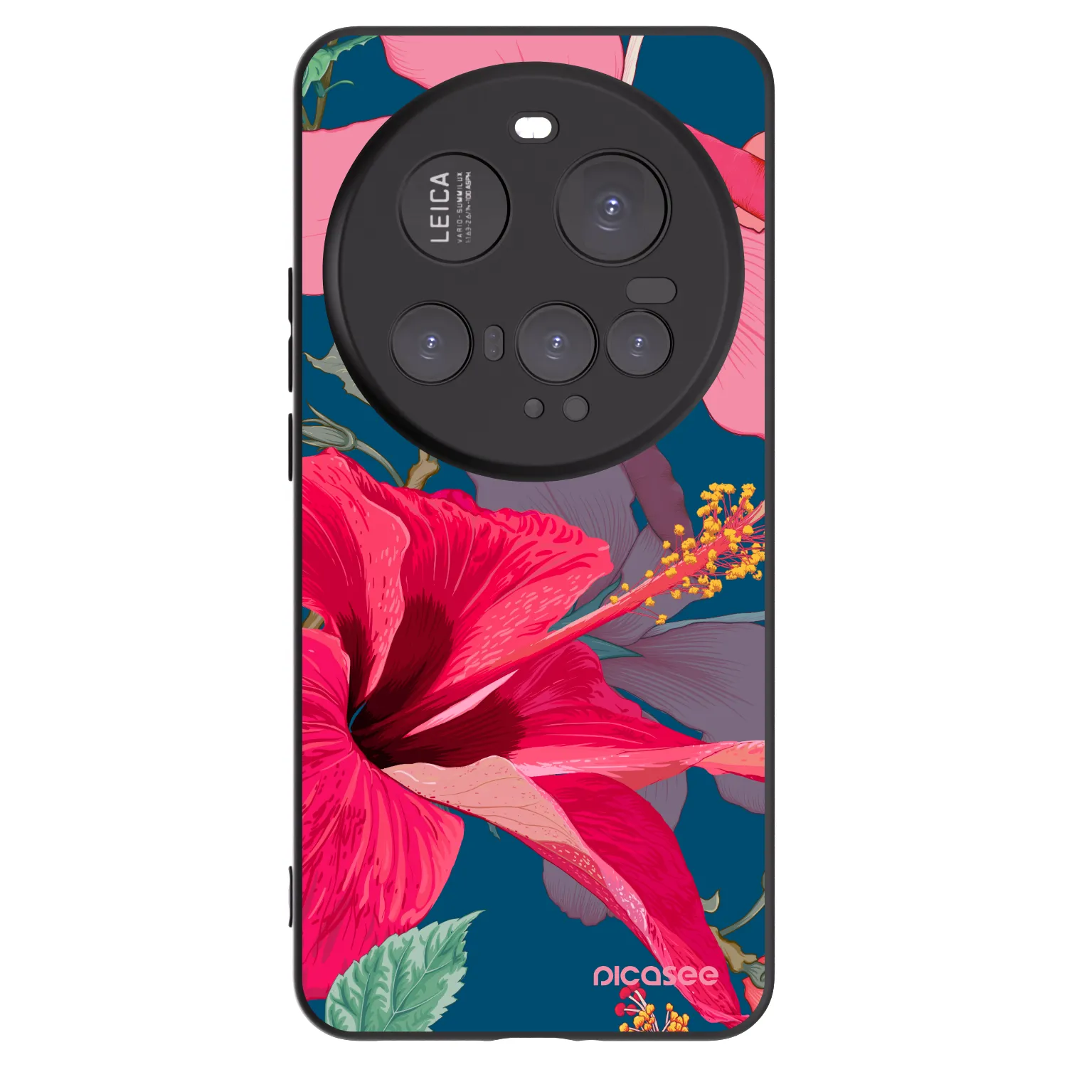 Picasee crna silikonska maskica za Xiaomi 15 Ultra - Hibiscus