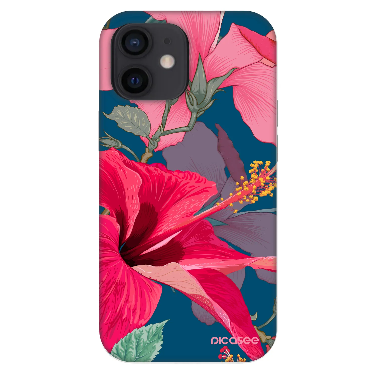 Picasee Fashion Case za Apple iPhone 12 mini - Hibiscus