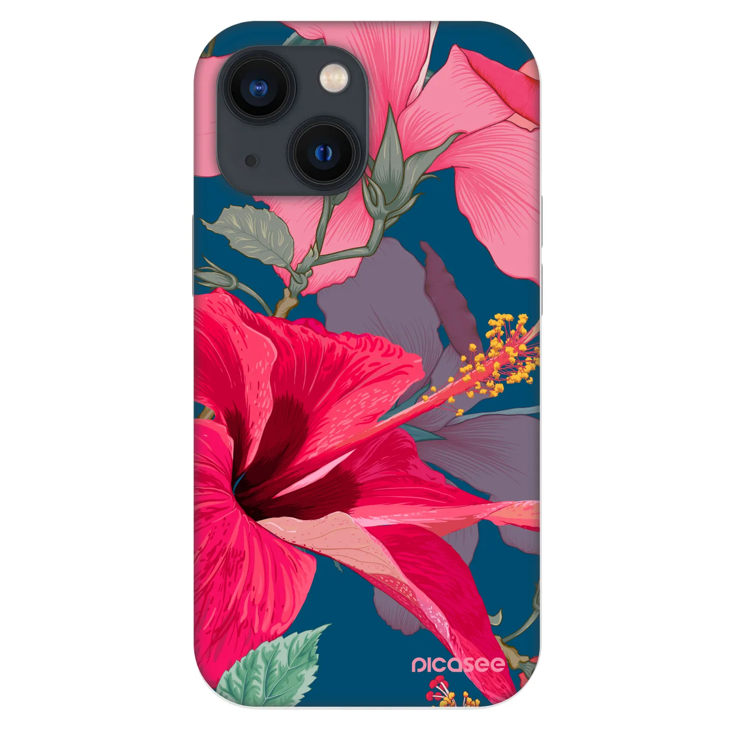 Picasee Fashion Case za Apple iPhone 13 mini - Hibiscus