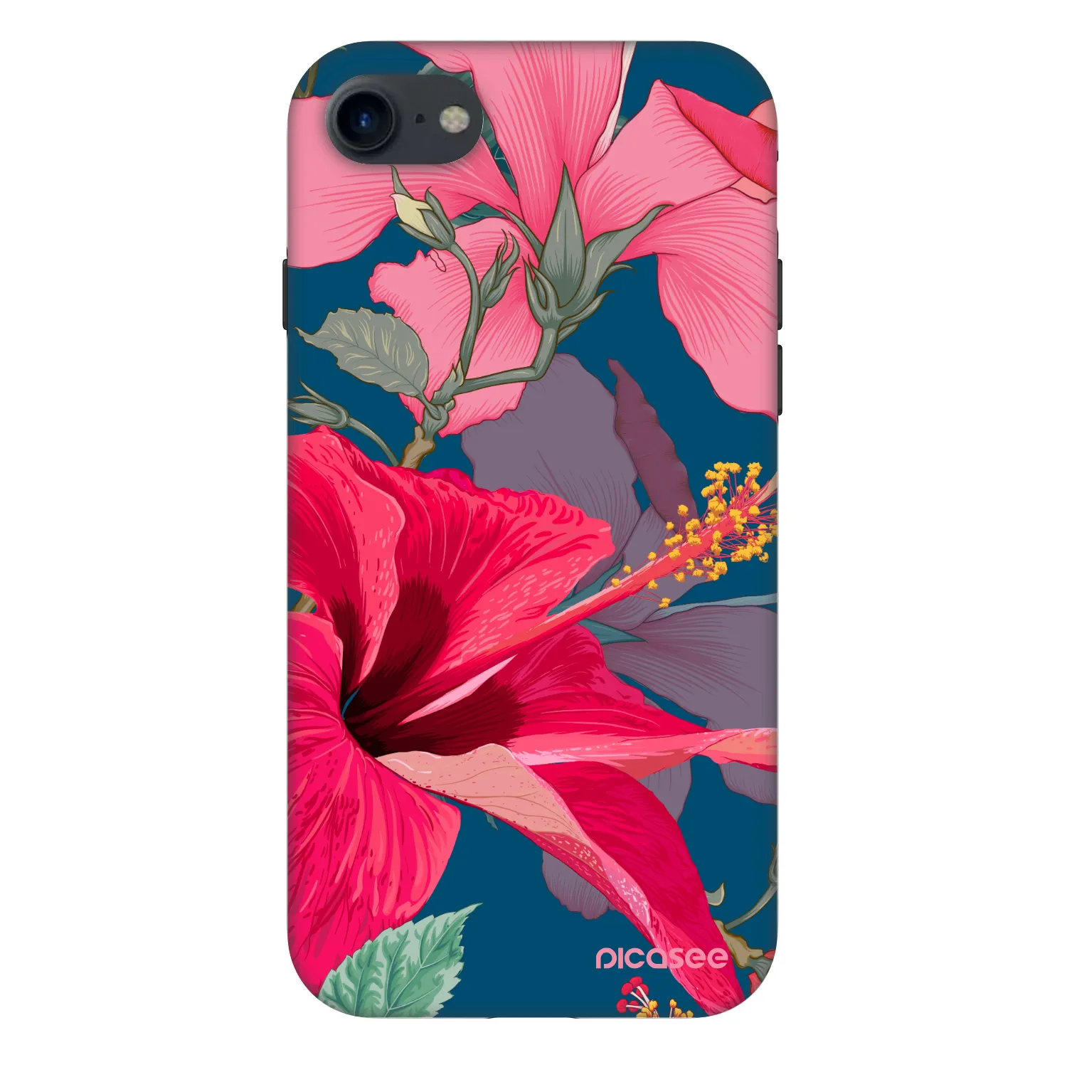 Picasee Fashion Case za Apple iPhone SE 2022 - Hibiscus