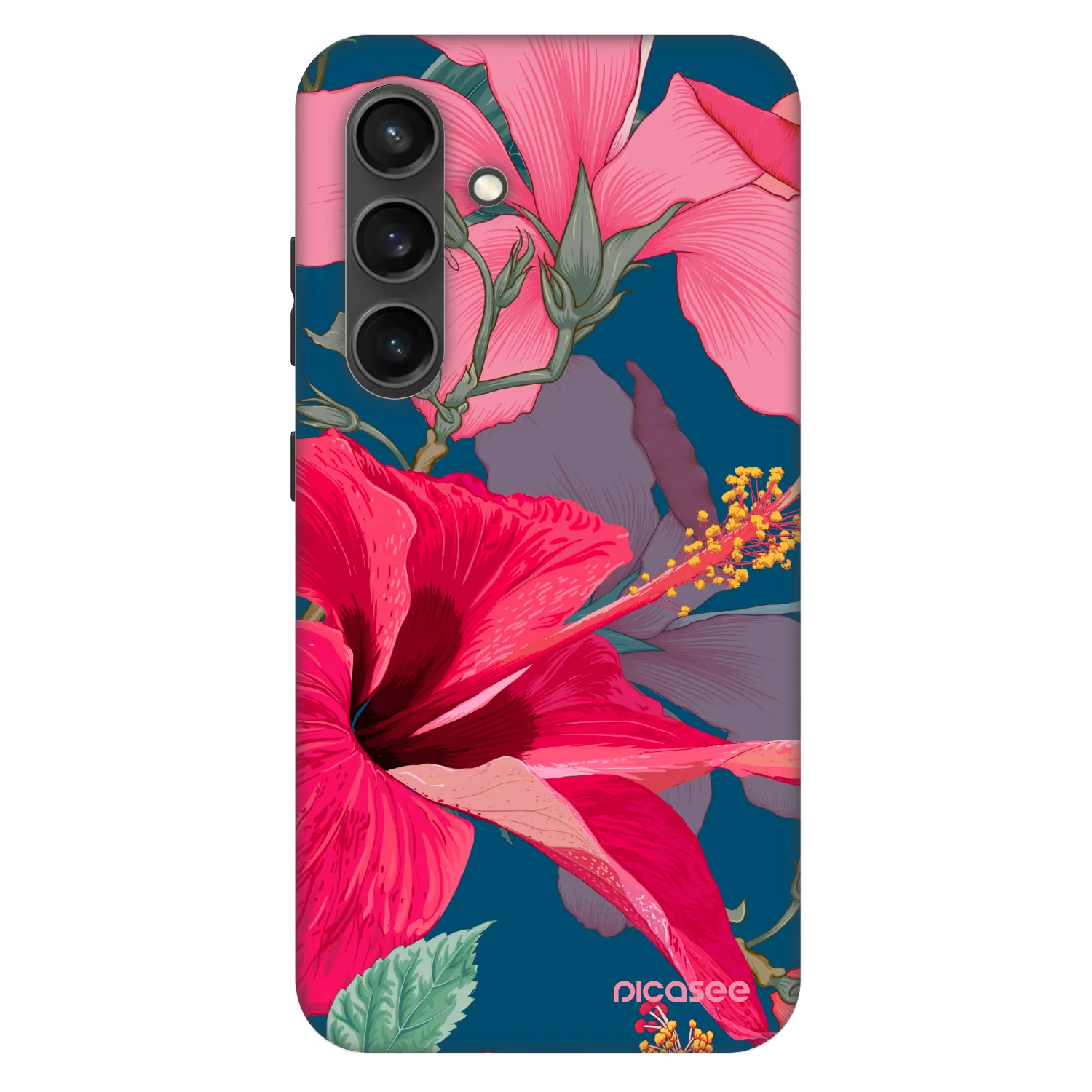 Picasee Fashion Case PowerShare pro Samsung Galaxy S24 S921B 5G - Hibiscus
