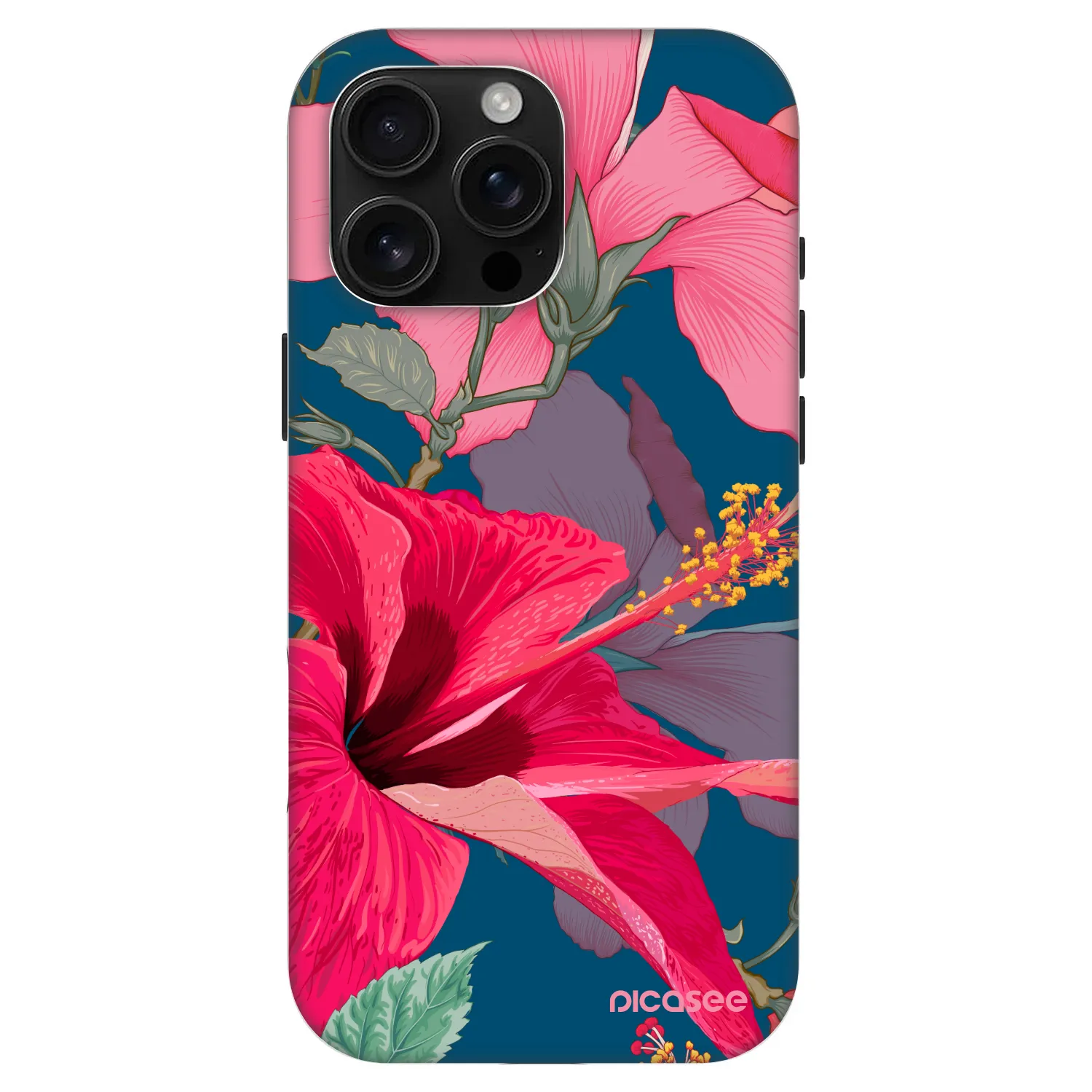 Picasee Fashion Case MagSafe za Apple iPhone 16 Pro Max - Hibiscus