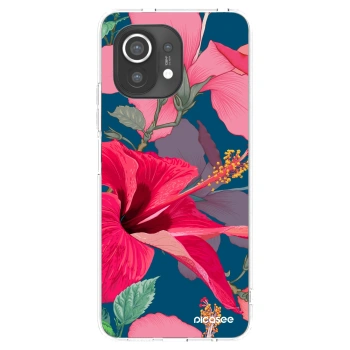 Picasee silikonska prozirna maskica za Xiaomi Mi 11 - Hibiscus