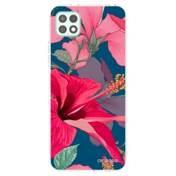 Picasee silikonska prozirna maskica za Samsung Galaxy A22 A226B 5G - Hibiscus