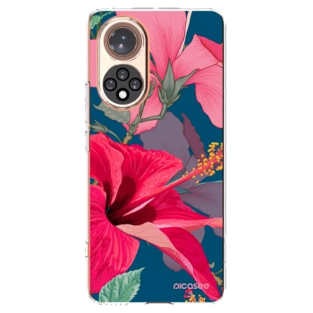 Picasee silikonska prozirna maskica za Huawei Nova 9 - Hibiscus