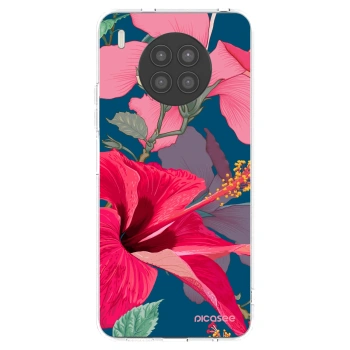 Picasee silikonska prozirna maskica za Huawei Nova 8i - Hibiscus