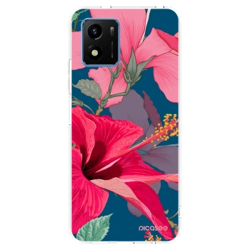 Picasee silikonska prozirna maskica za Vivo Y01 - Hibiscus