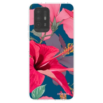 Picasee silikonska prozirna maskica za OPPO A94 5G - Hibiscus