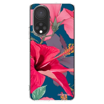 Picasee silikonska prozirna maskica za Honor X7 - Hibiscus