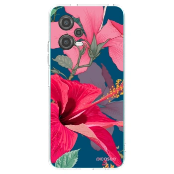 Picasee silikonska prozirna maskica za Xiaomi Poco X5 - Hibiscus