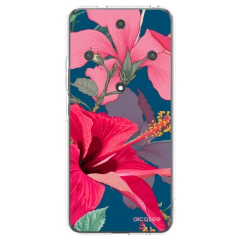 Picasee silikonska prozirna maskica za Honor Magic5 Lite 5G - Hibiscus