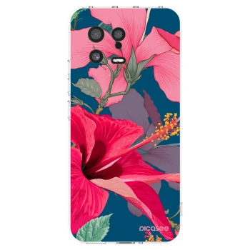 Picasee silikonska prozirna maskica za Xiaomi 13 - Hibiscus