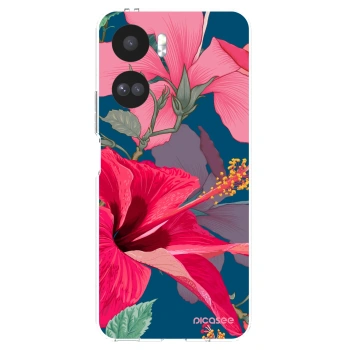 Picasee silikonska prozirna maskica za Honor 90 Lite 5G - Hibiscus