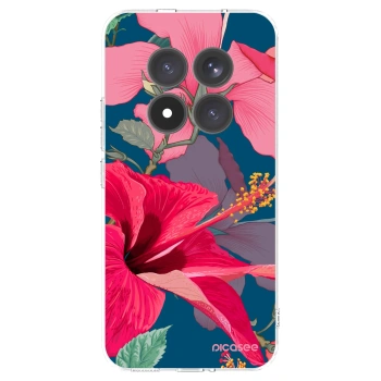 Picasee silikonska prozirna maskica za Xiaomi Redmi Note 15 Pro+ - Hibiscus
