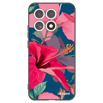 Picasee crna silikonska maskica za Xiaomi 15T - Hibiscus