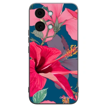Picasee crna silikonska maskica za Xiaomi Poco X8 Pro Max - Hibiscus