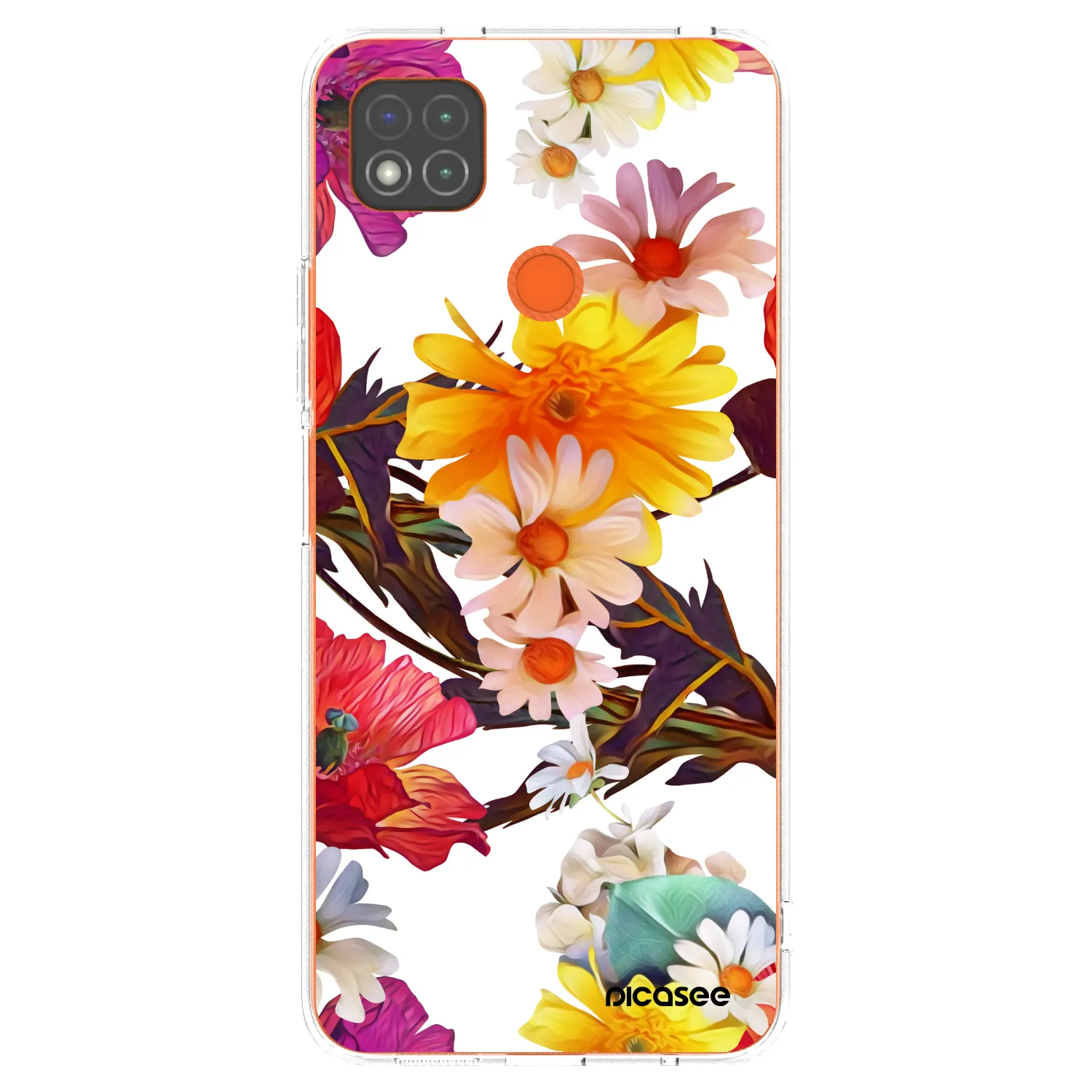 Picasee silikonska prozirna maskica za Xiaomi Redmi 9C - Meadow