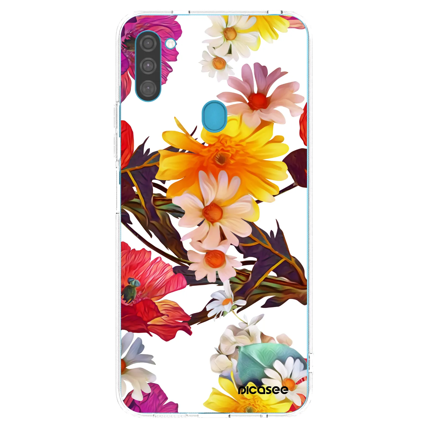 Picasee silikonska prozirna maskica za Samsung Galaxy M11 - Meadow
