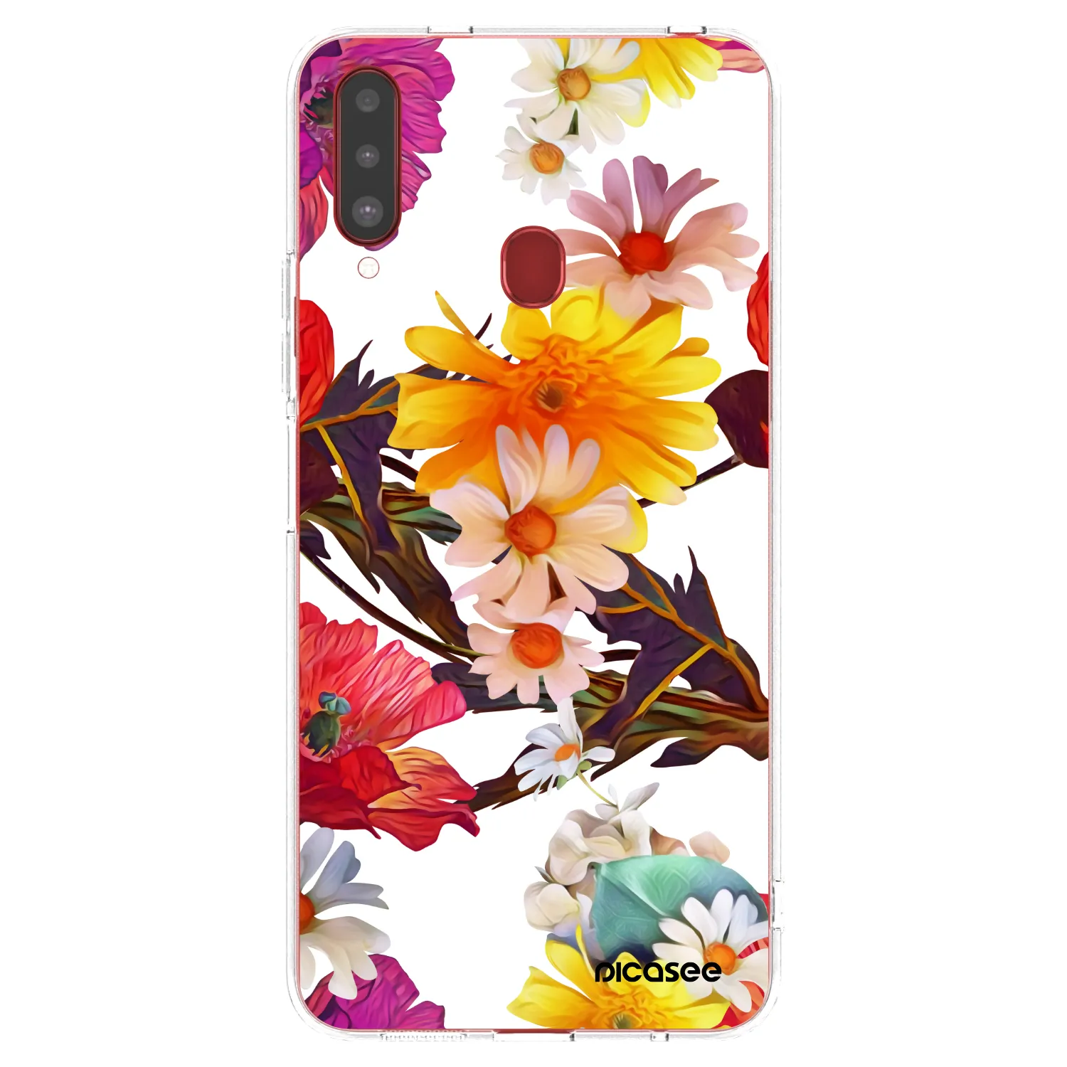 Picasee silikonska prozirna maskica za Samsung Galaxy A20s - Meadow