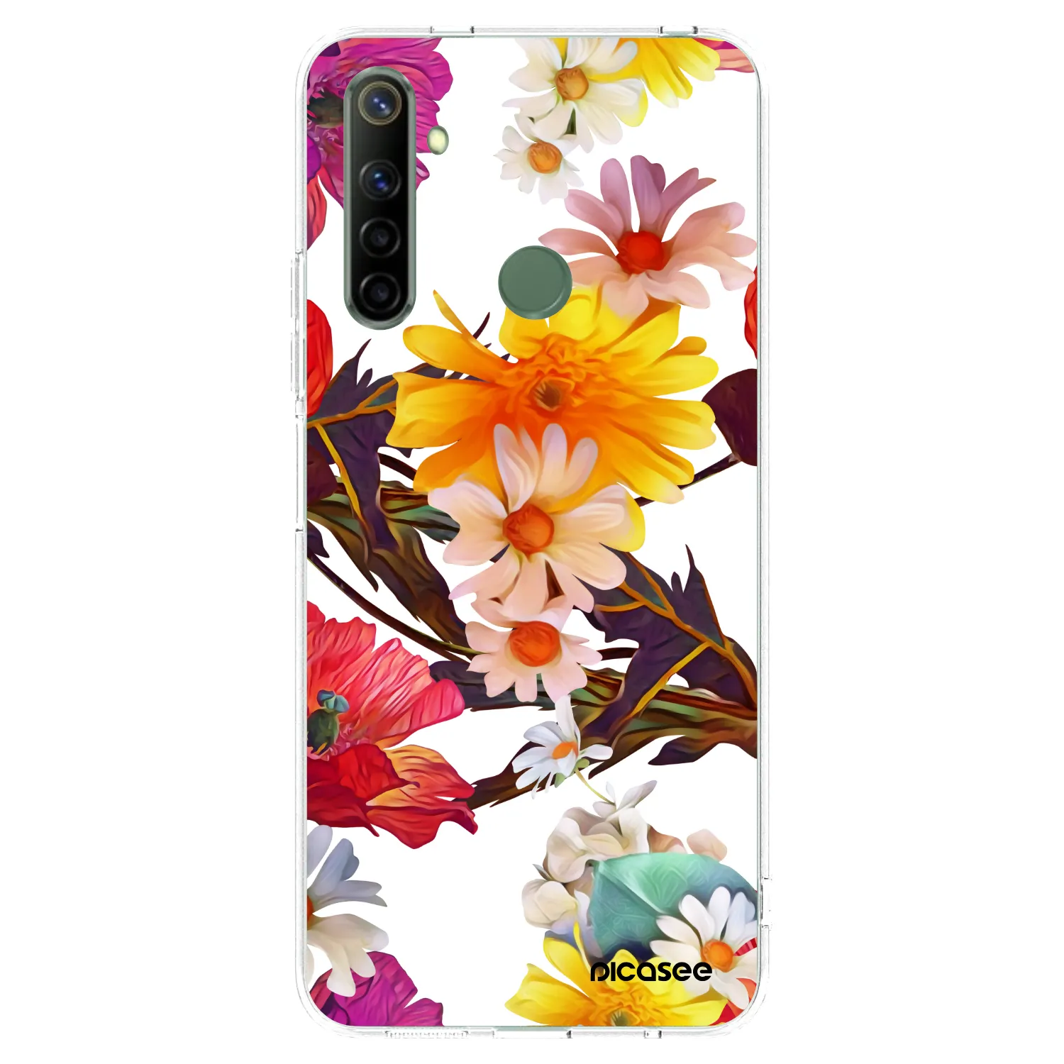 Picasee silikonska prozirna maskica za Realme 6i - Meadow