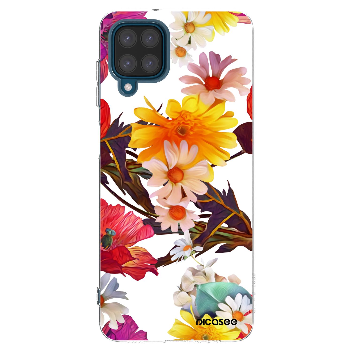 Picasee silikonska prozirna maskica za Samsung Galaxy A12 A125F - Meadow