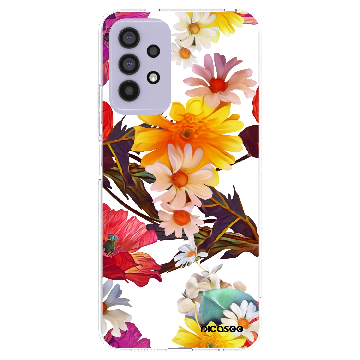 Picasee silikonska prozirna maskica za Samsung Galaxy A32 4G SM-A325F - Meadow