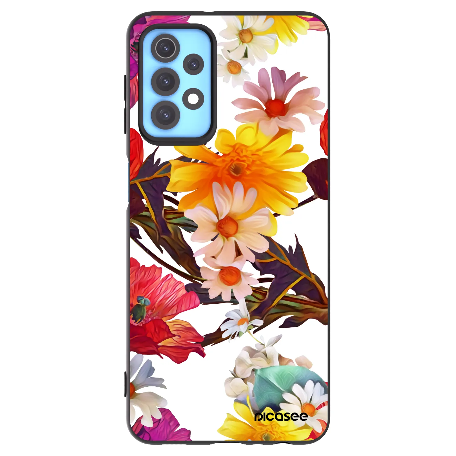 Picasee crna silikonska maskica za Samsung Galaxy A32 4G SM-A325F - Meadow