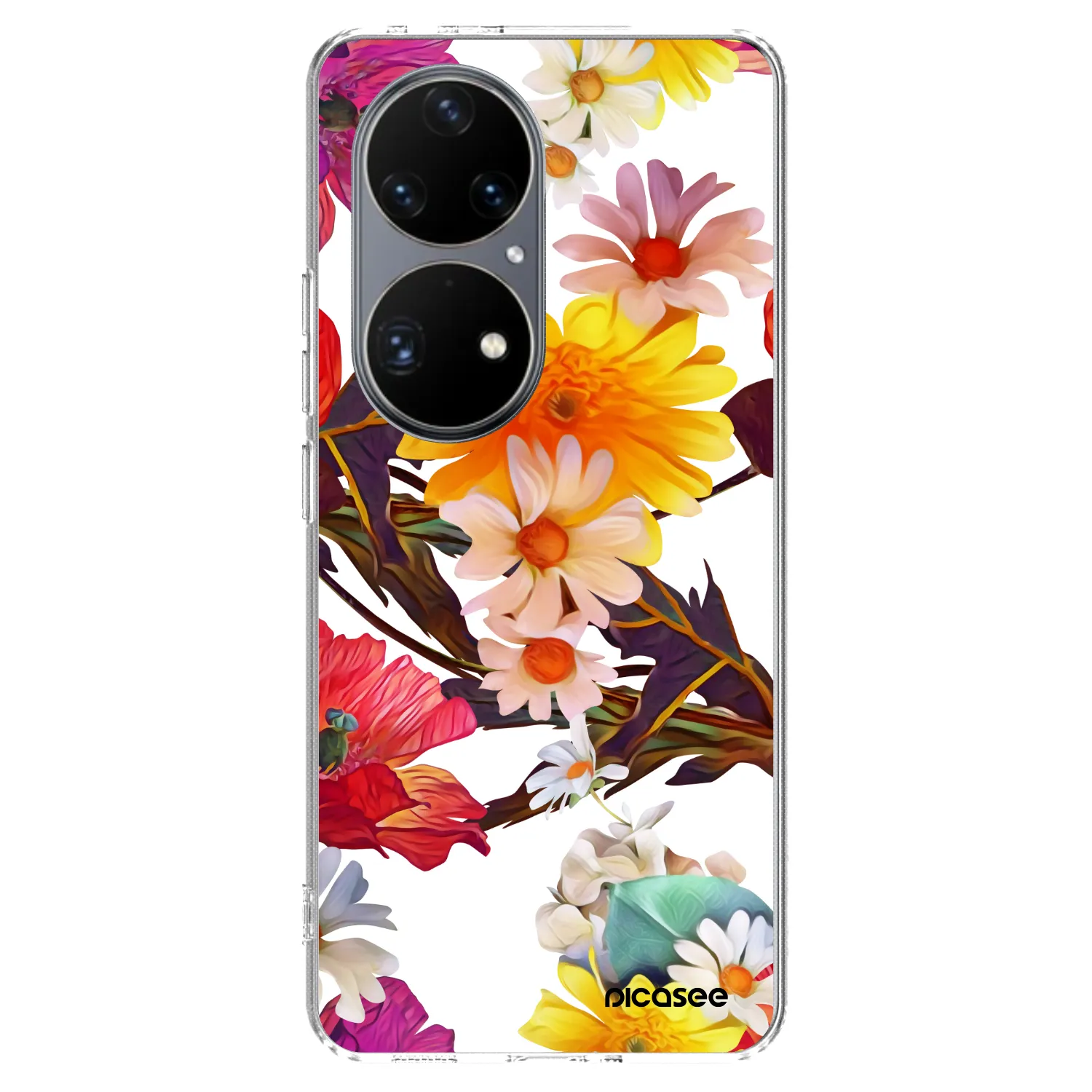 Picasee silikonska prozirna maskica za Huawei P50 - Meadow