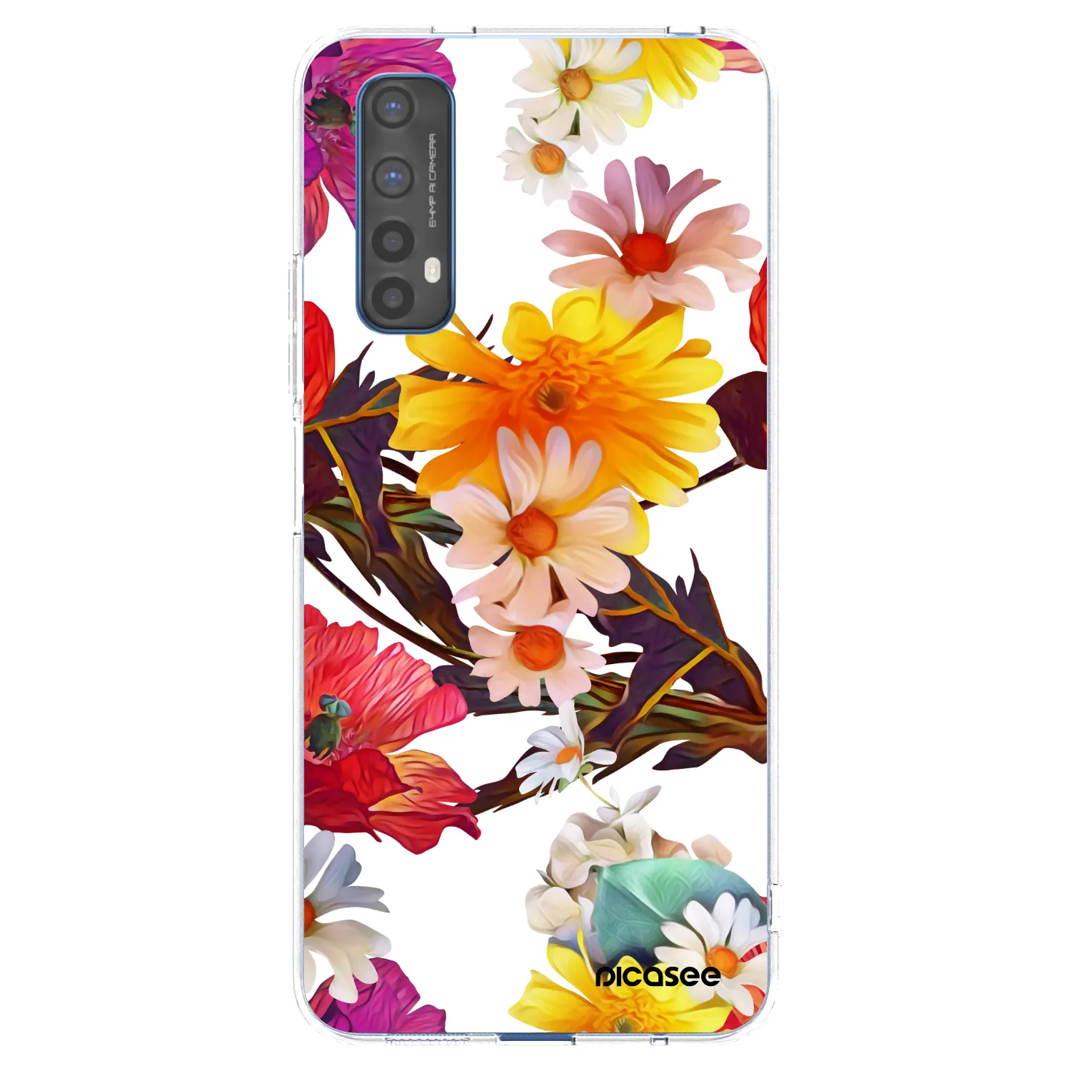 Picasee silikonska prozirna maskica za Realme 7 - Meadow