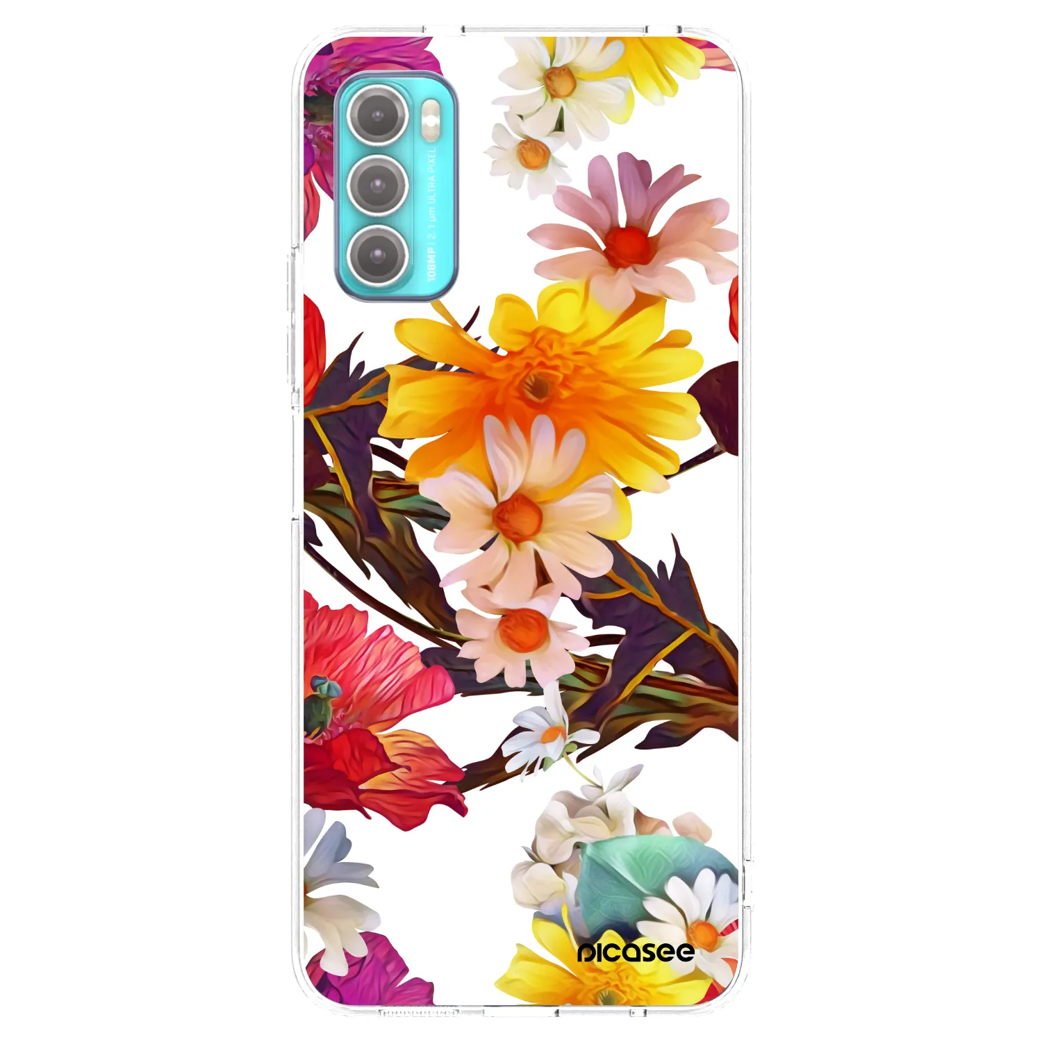 Picasee silikonska prozirna maskica za Motorola Moto G60 - Meadow