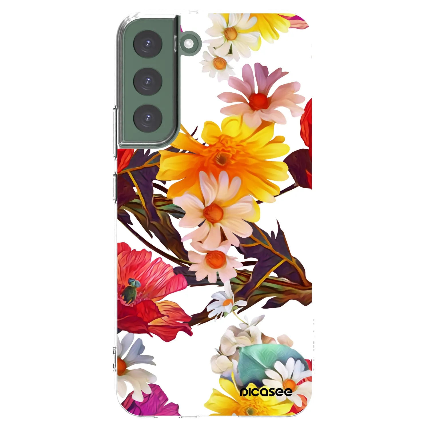 Picasee silikonska prozirna maskica za Samsung Galaxy S22+ 5G - Meadow