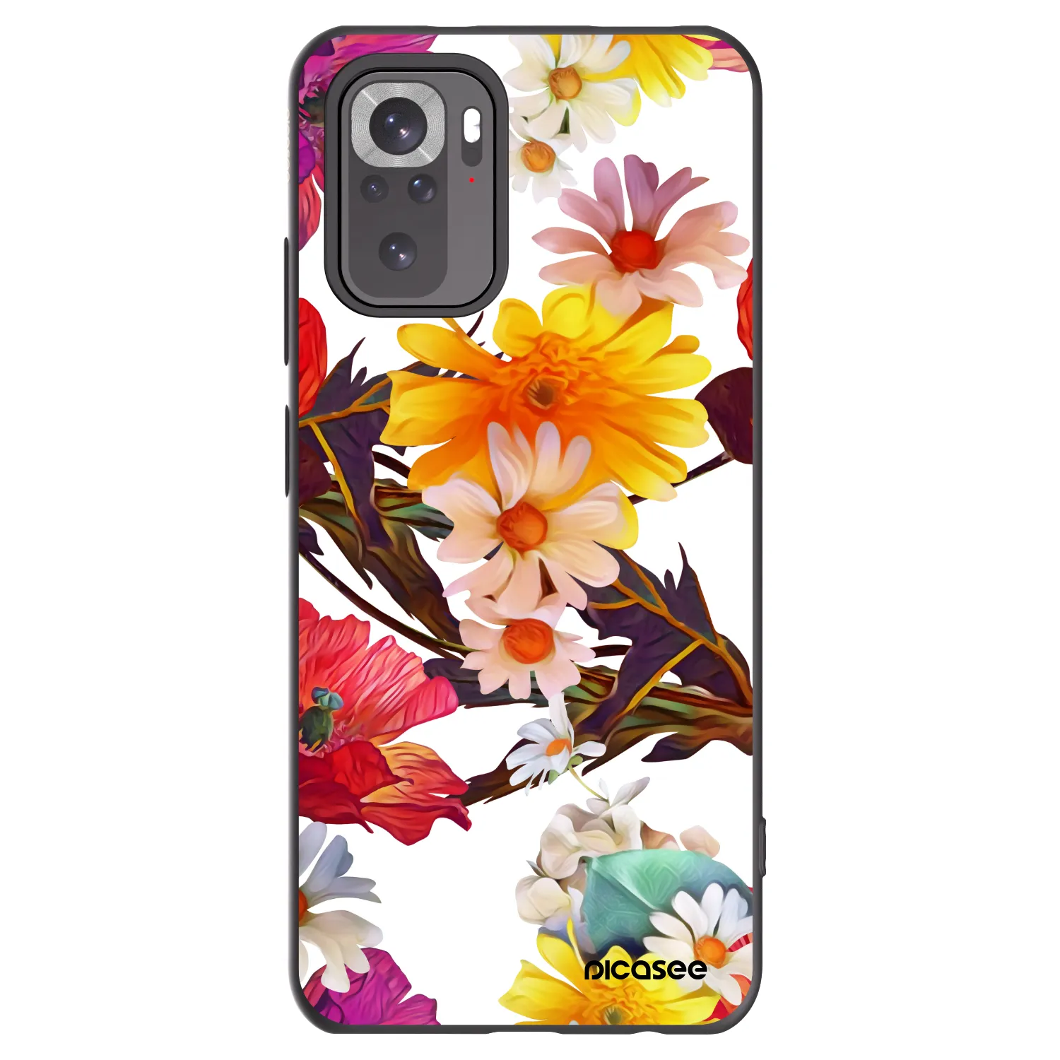 Picasee crna silikonska maskica za Xiaomi Redmi Note 11S 4G - Meadow