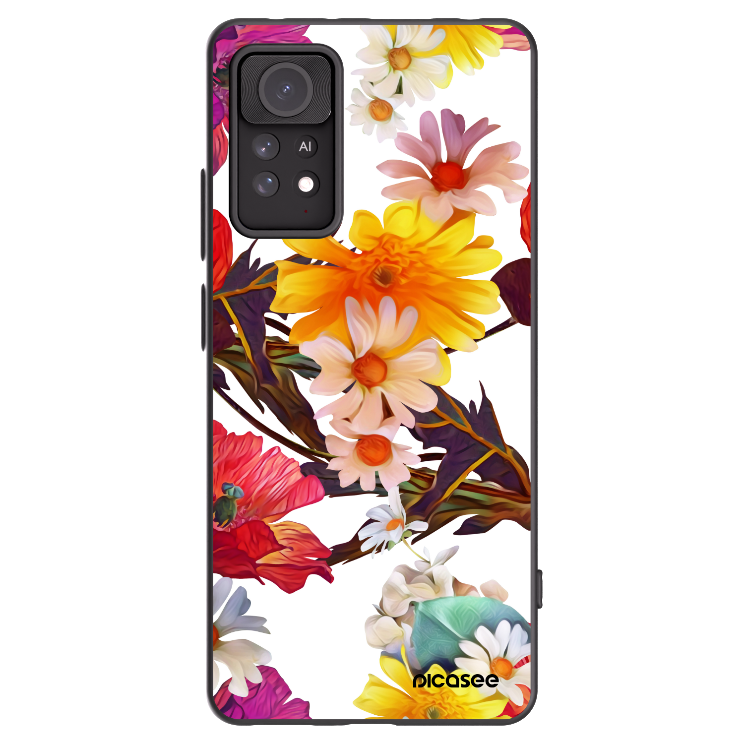 Picasee crna silikonska maskica za Xiaomi Redmi Note 11 Pro - Meadow