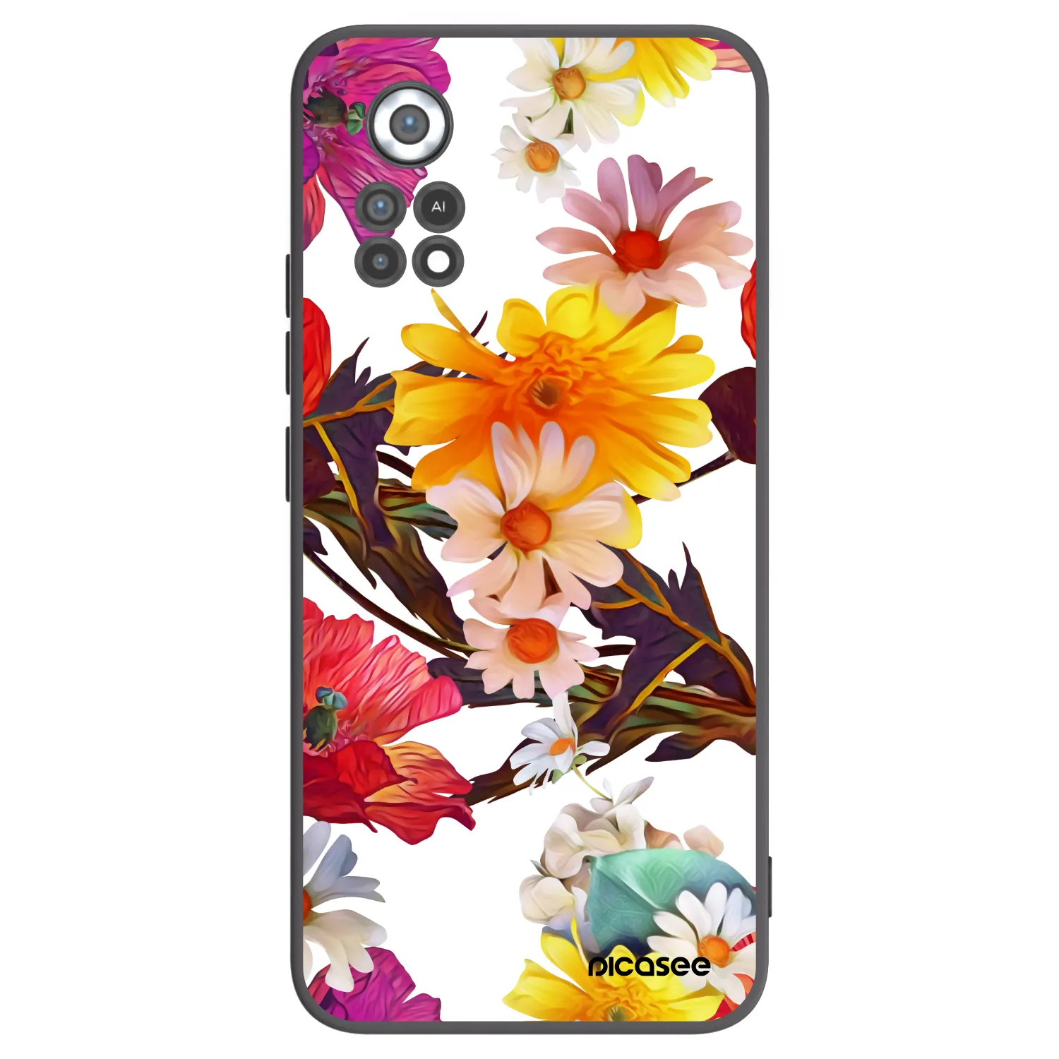 Picasee crna silikonska maskica za Xiaomi Poco X4 Pro 5G - Meadow