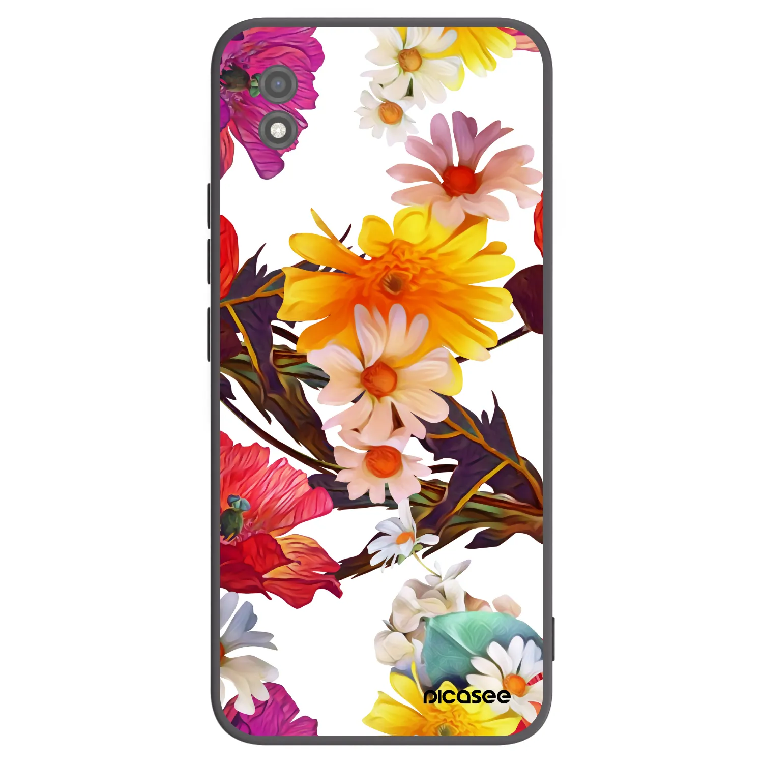 Picasee crna silikonska maskica za Realme C11 (2021) - Meadow