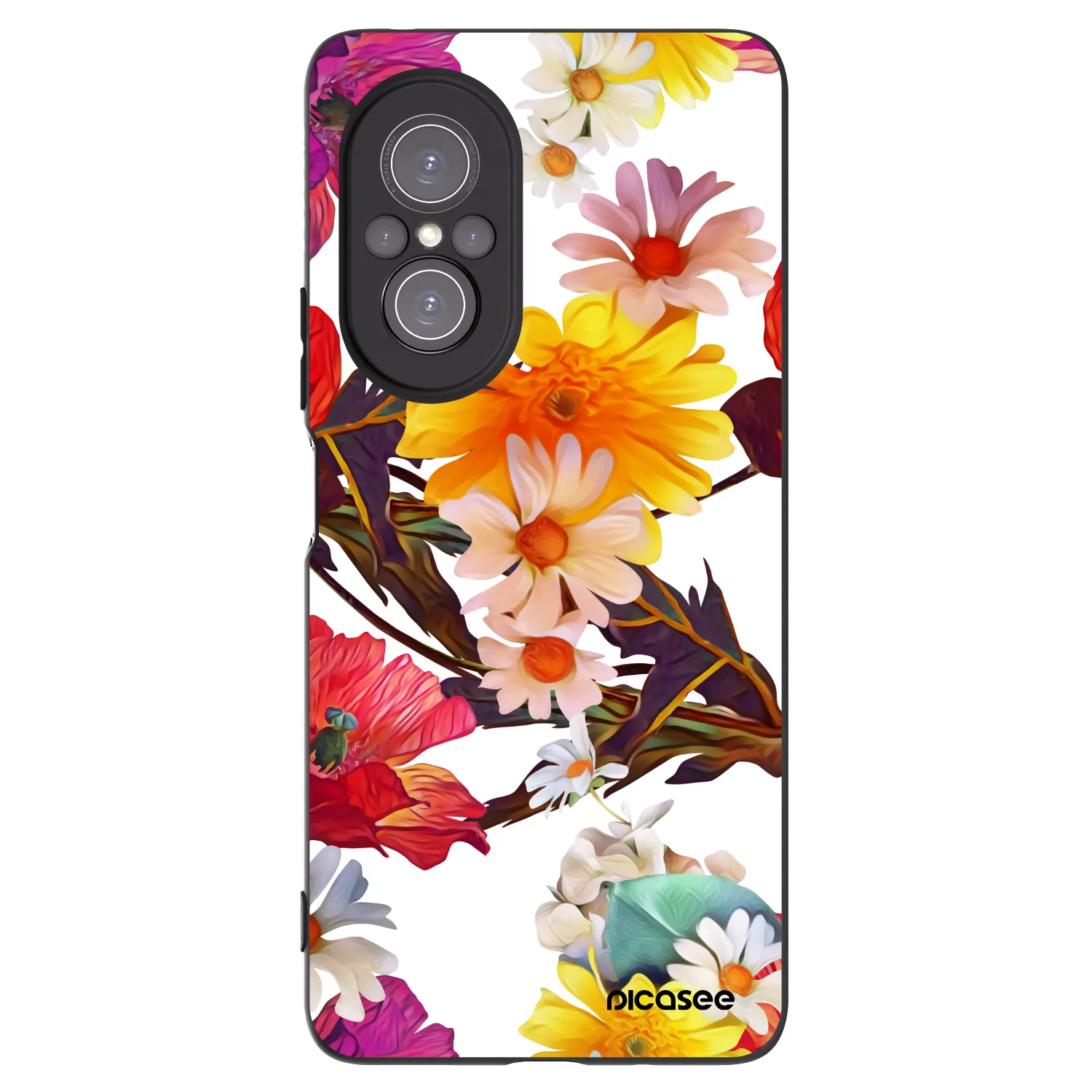 Picasee crna silikonska maskica za Huawei Nova 9 SE - Meadow
