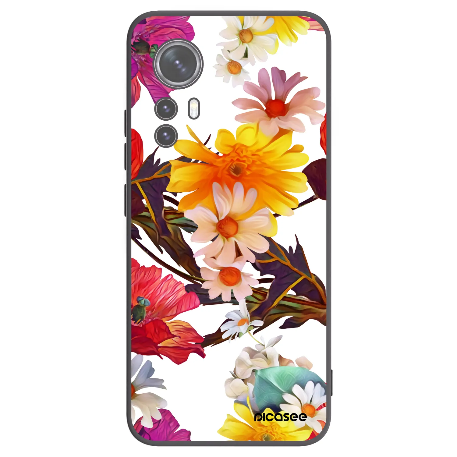 Picasee crna silikonska maskica za Xiaomi 12 - Meadow