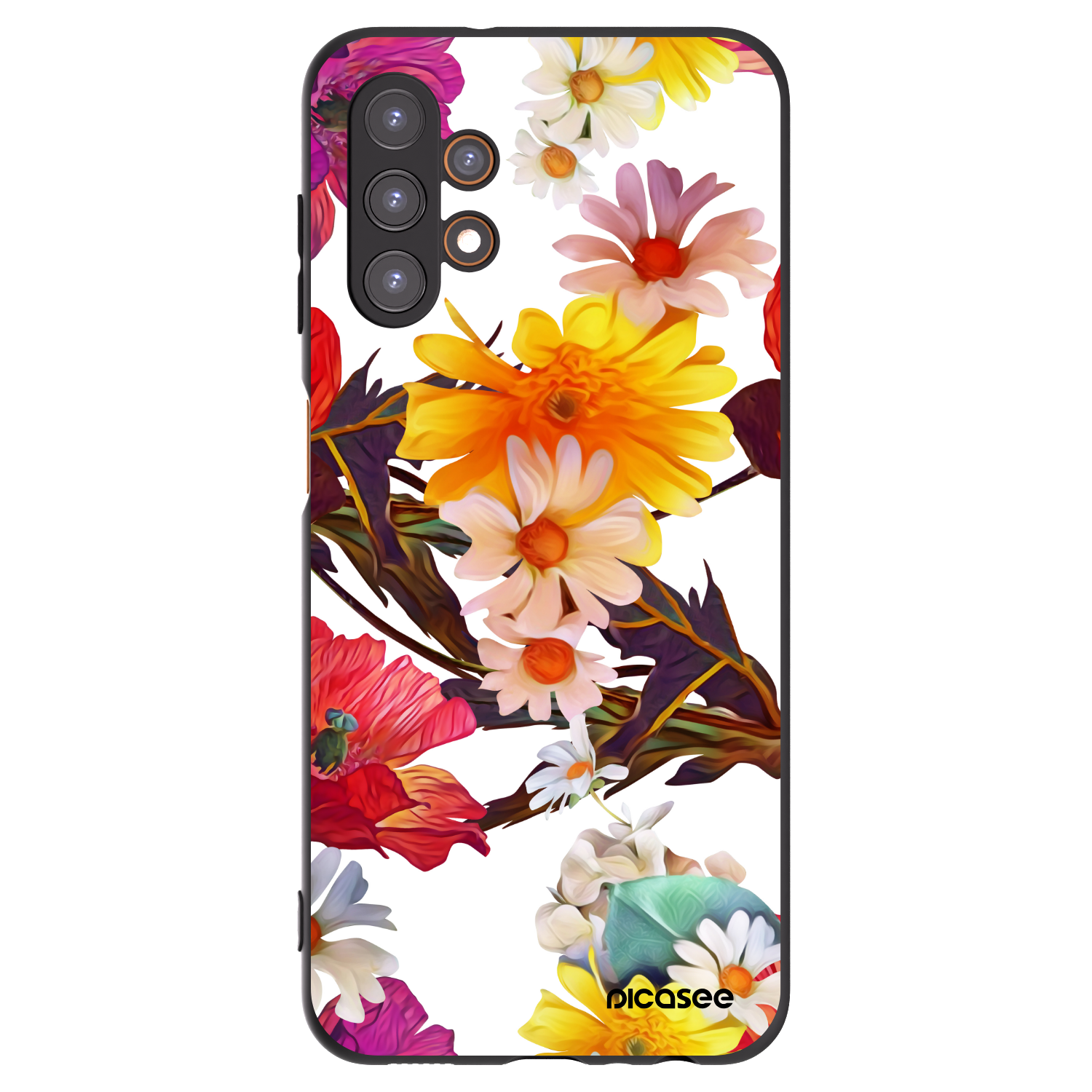 Picasee crna silikonska maskica za Samsung Galaxy A13 4G A135 - Meadow