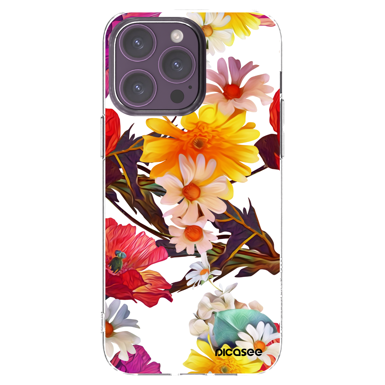 Picasee silikonska prozirna maskica za Apple iPhone 14 Pro Max - Meadow