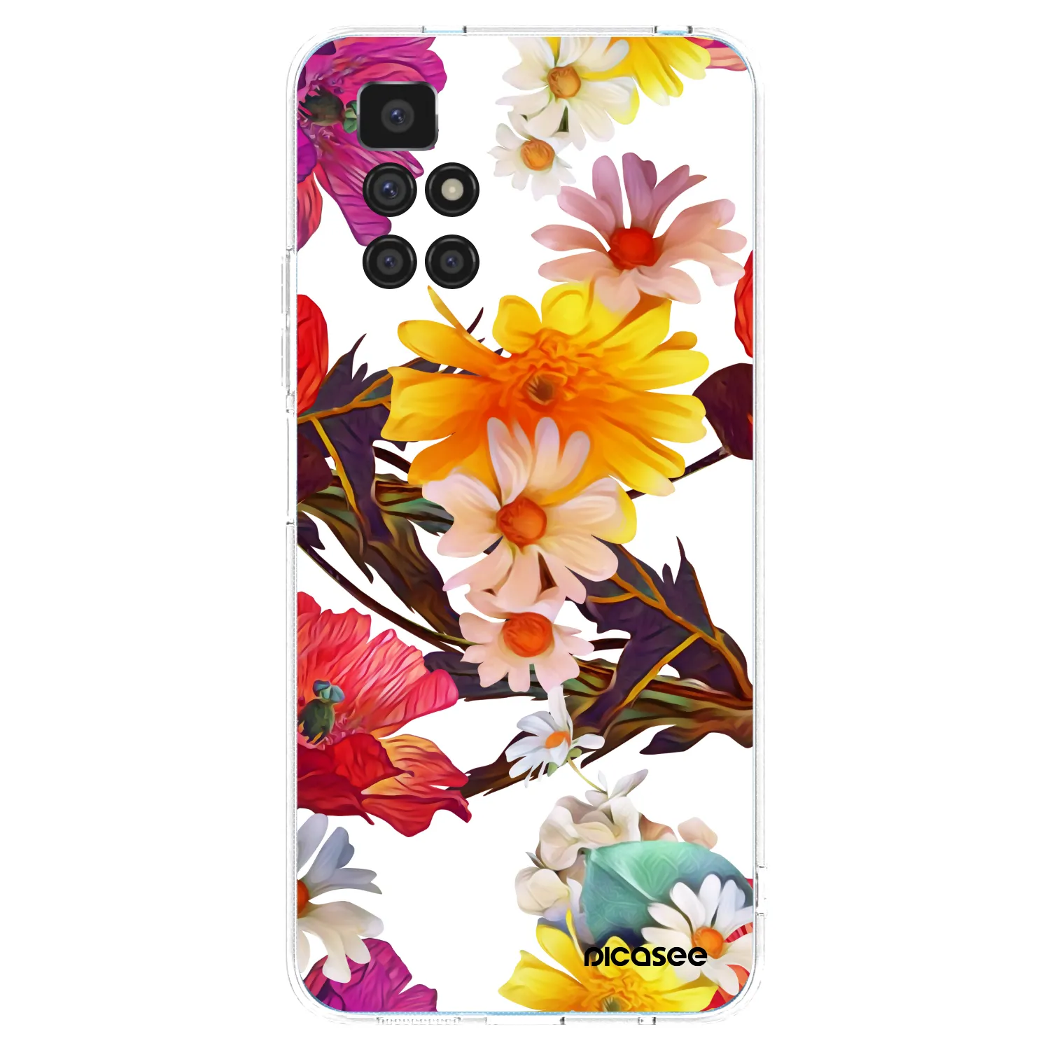 Picasee silikonska prozirna maskica za Xiaomi Redmi 10 (2022) - Meadow