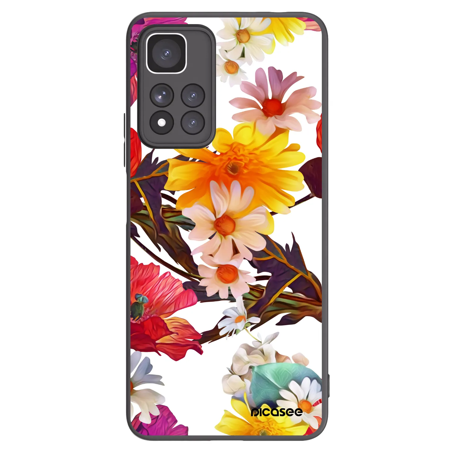 Picasee crna silikonska maskica za Xiaomi Redmi Note 11 Pro+ 5G - Meadow