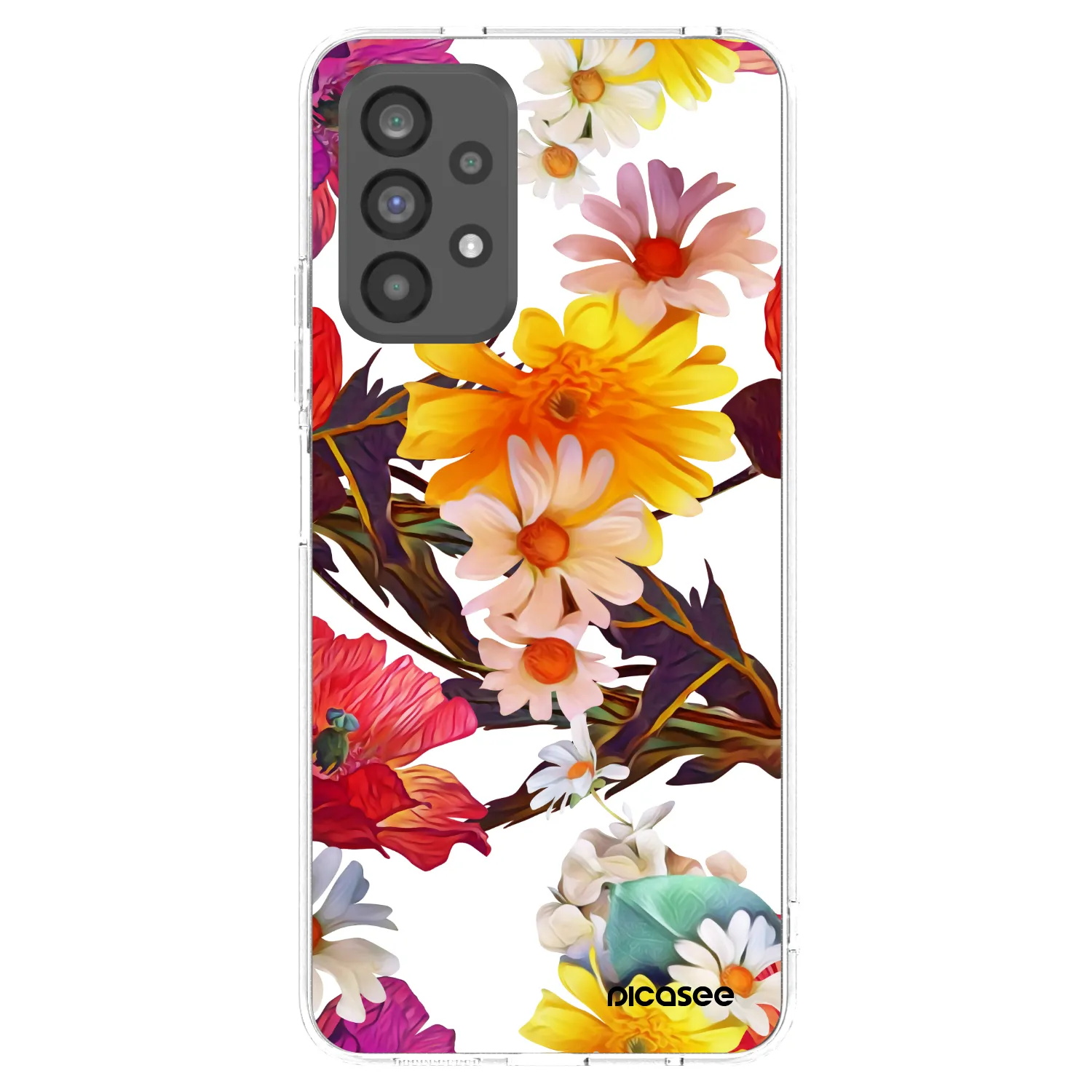Picasee silikonska prozirna maskica za Samsung Galaxy A73 5G - Meadow