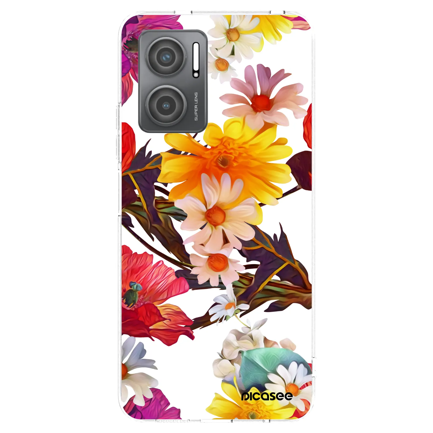 Picasee silikonska prozirna maskica za Xiaomi Redmi 10 5G - Meadow